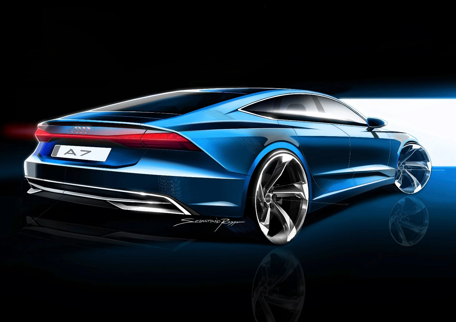 Audi A7 Sportback sketch