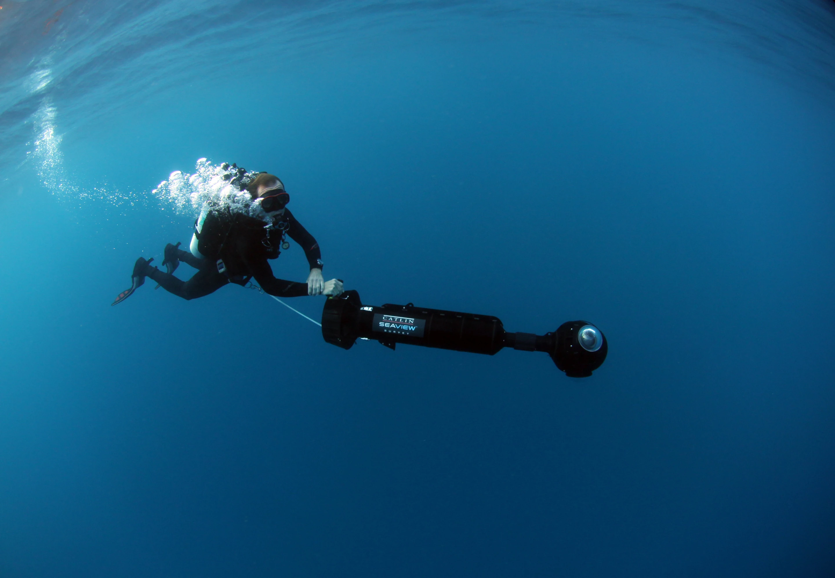 Armed with an SVII camera attached to an undersea vehicle, the team was able to record continuous 360-degree images while drifting through the water