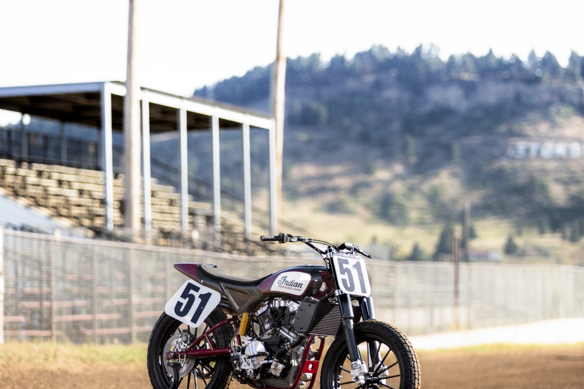 The Indian Scout FTR750 revealed at the Sturgis Motorcycle Rally