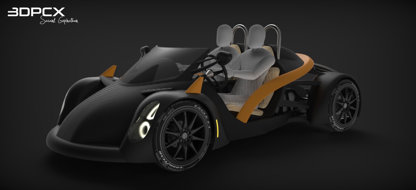 Strati wins 3D printed car challenge