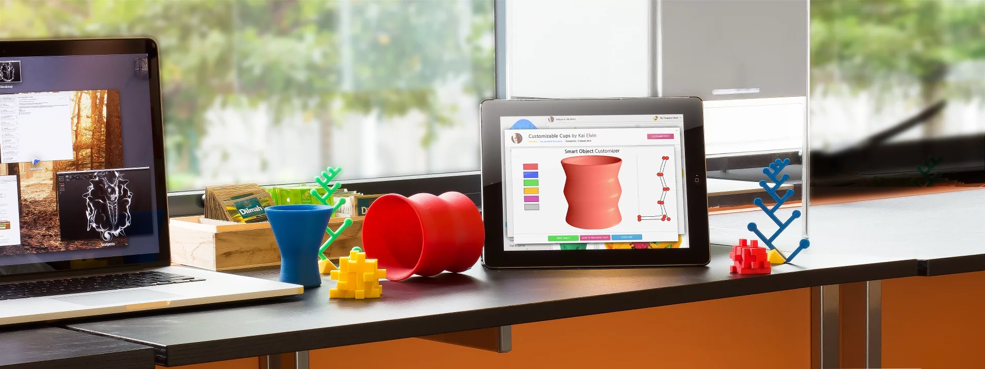 The company is also including its "Smart Objects" software for creating designs, but says STL files created in other programs will also be printable