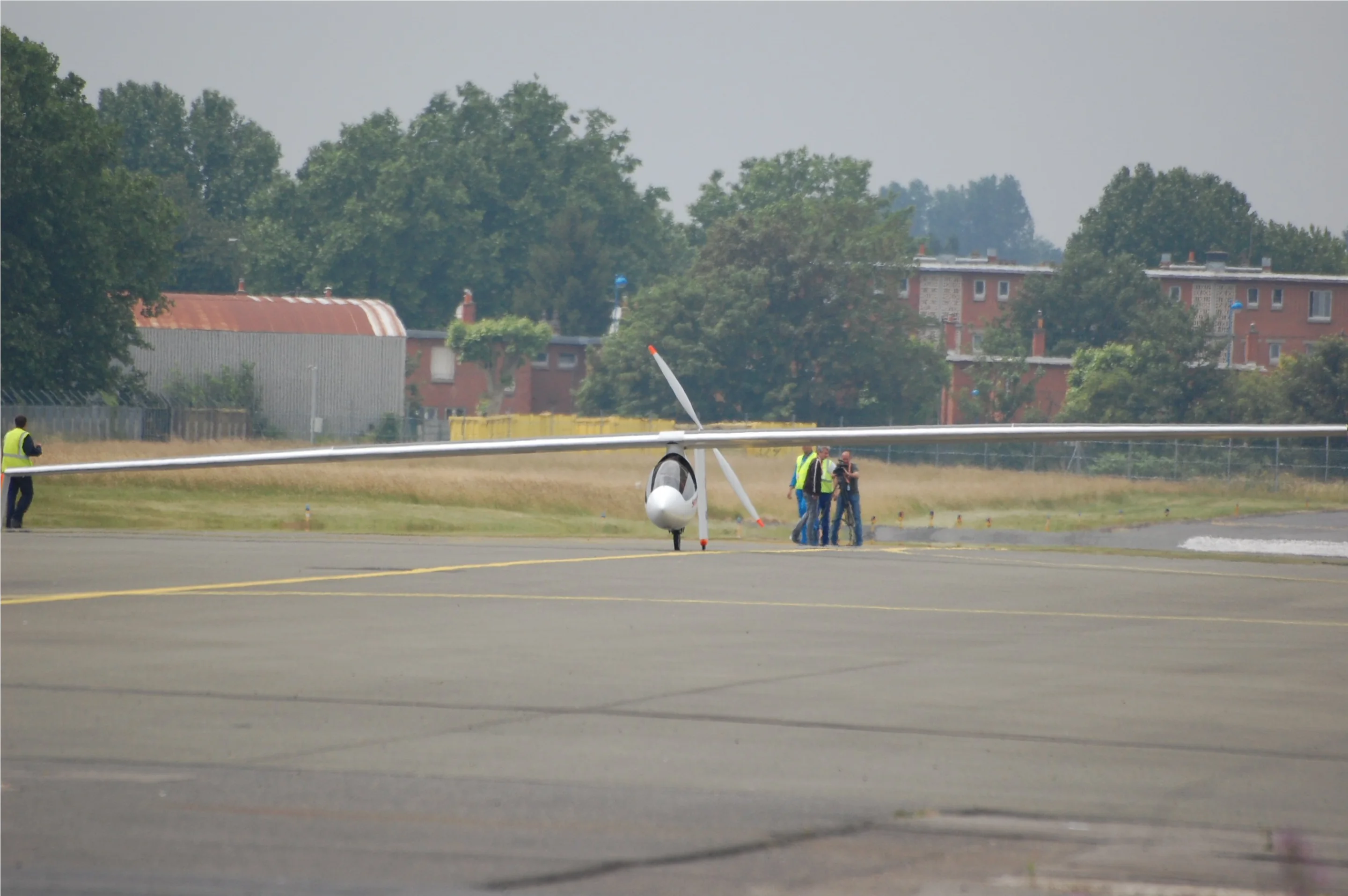 Just landed at Le Bourget in Paris