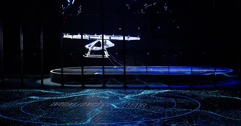 The Volocopter in action at CES