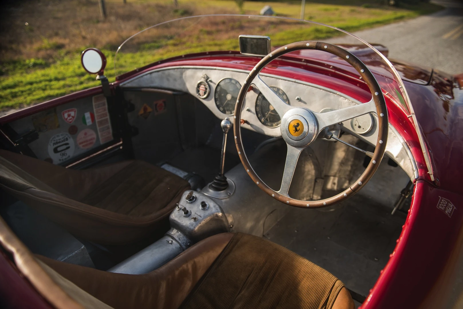 One of nine Scuderia Ferrari (factory race team) barchettas from the 1950s, this 12-cylinder Lampredi-engined 1950 Ferrari 275S/340 America Barchetta by Scaglietti was one of only two Works Ferraris of its kind ever built. It is estimated that it will sell for between $7,500,000 and $10,000,000.