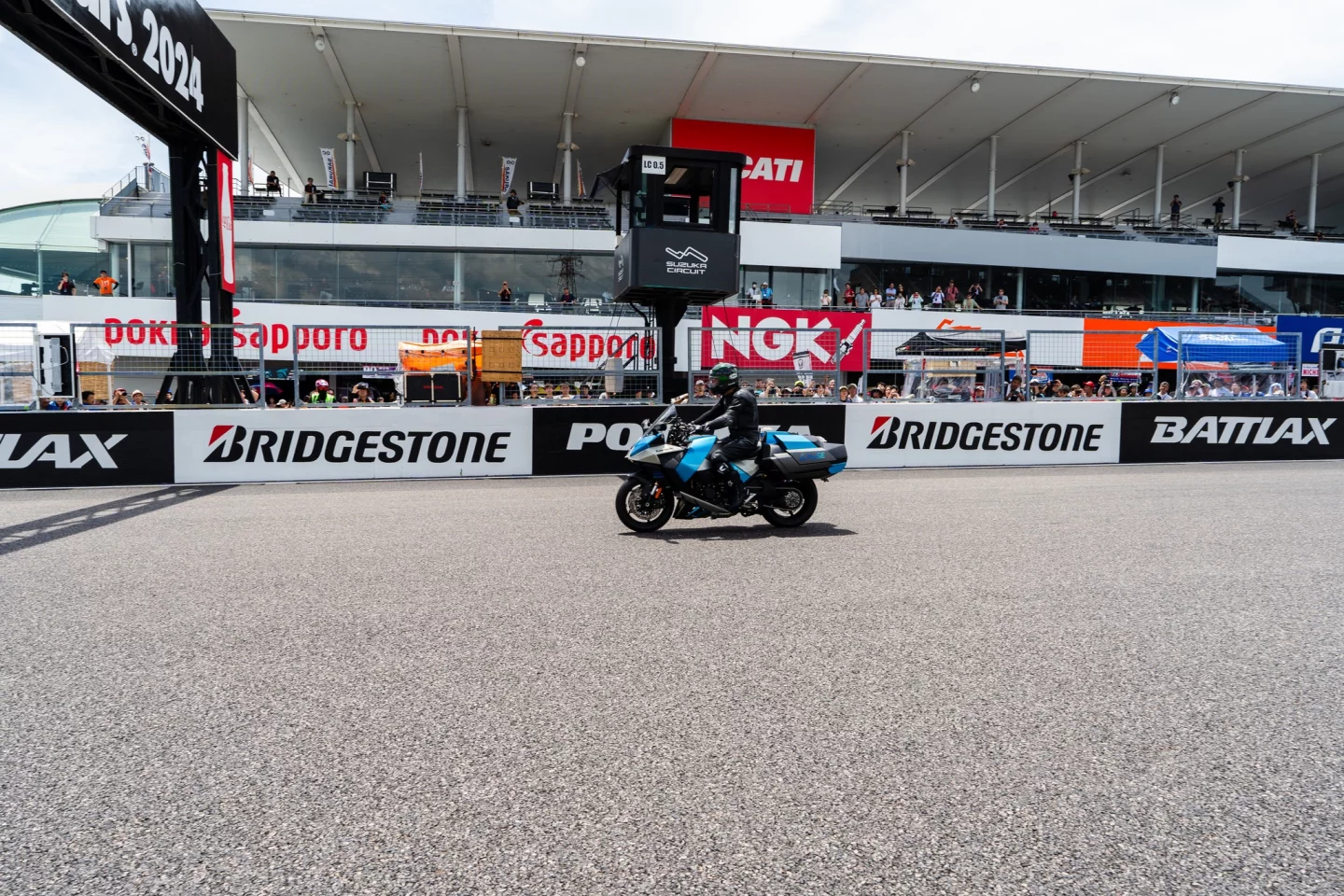 The hydrogen-powered combustion-engine prototype motorcycle was designed and built as part of a research project that began in March 2023