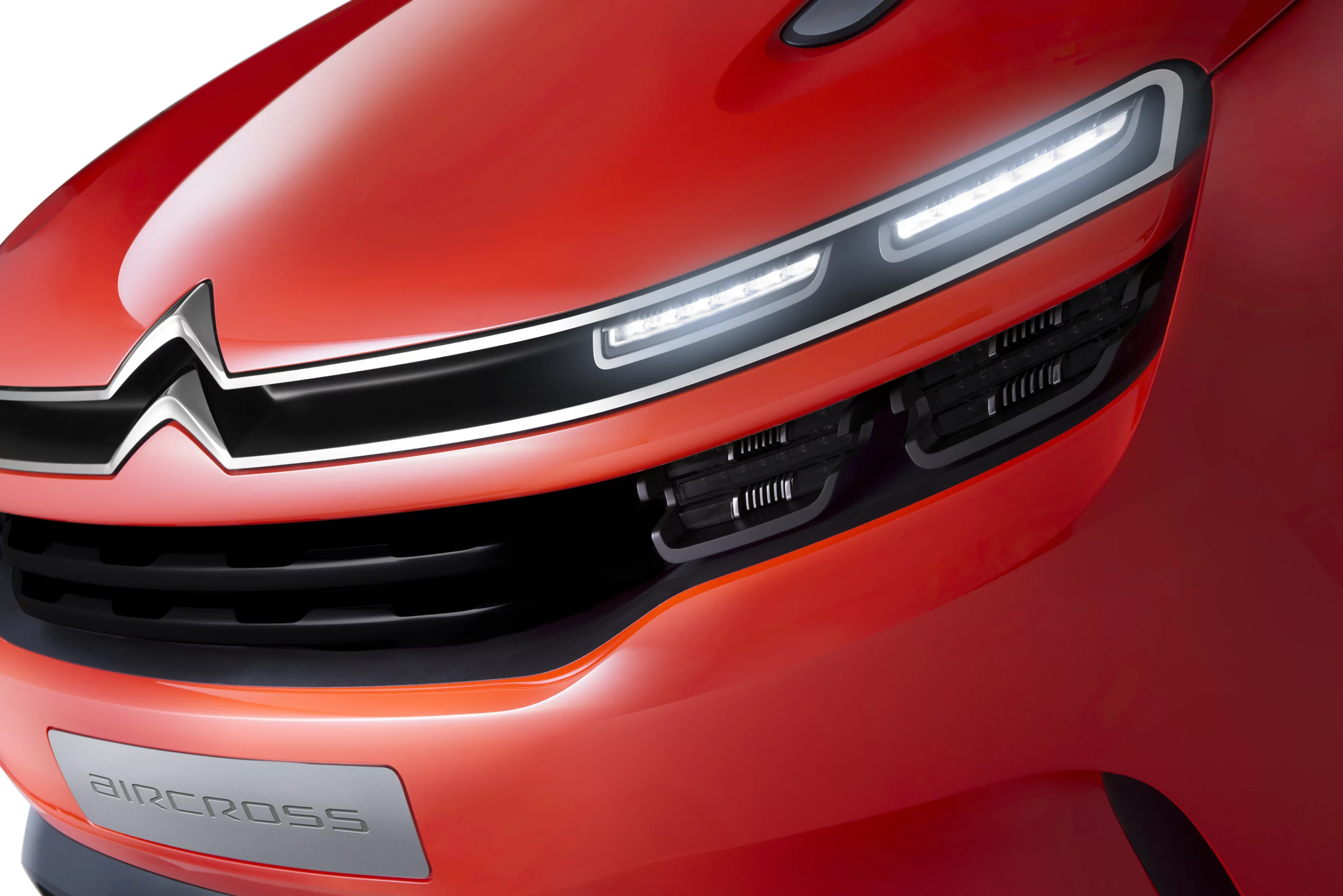 The Aircross has a new chevron design and a two-tier light signature