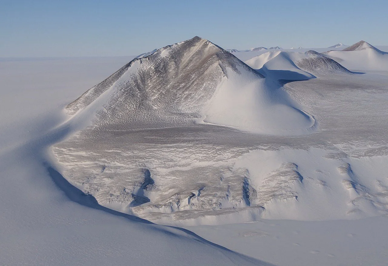 Mountains in the Shackleton Range, bordering Recovery Glacier, East Antarctica