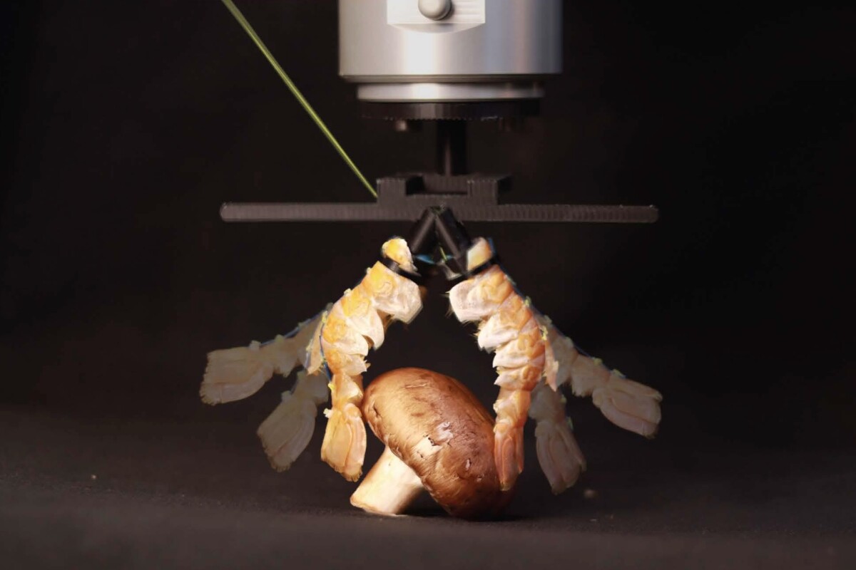 Move over, biomimicry – bio-derived robotic hand uses lobster shells for fingers