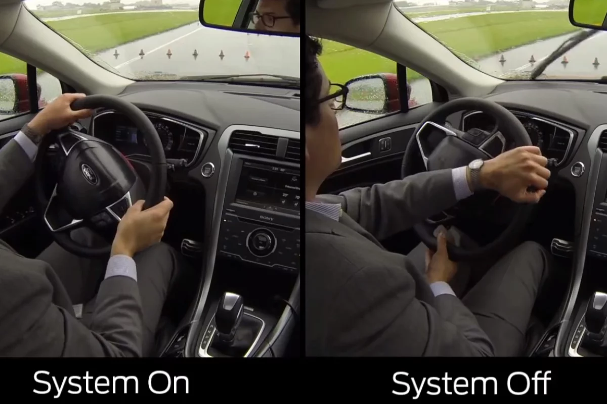 Ford's Adaptive Steering system alters the steering ratio based on vehicle speed