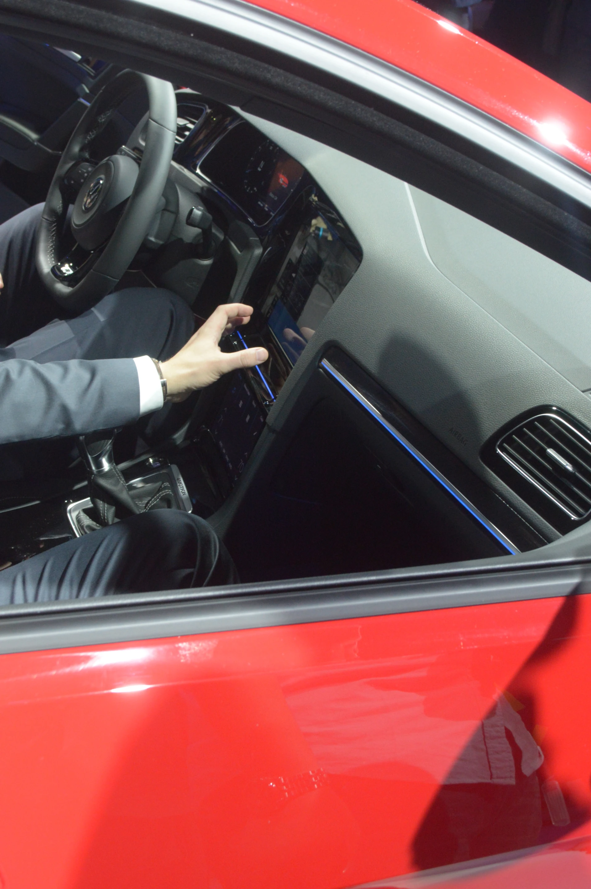The VW Golf R Touch concept at CES 2015 (Photo: CC Weiss/Gizmag)
