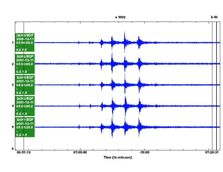 Explosion at a London oil depot in December 2005 recorded at infrasound station IS26 in Freyung, Germany