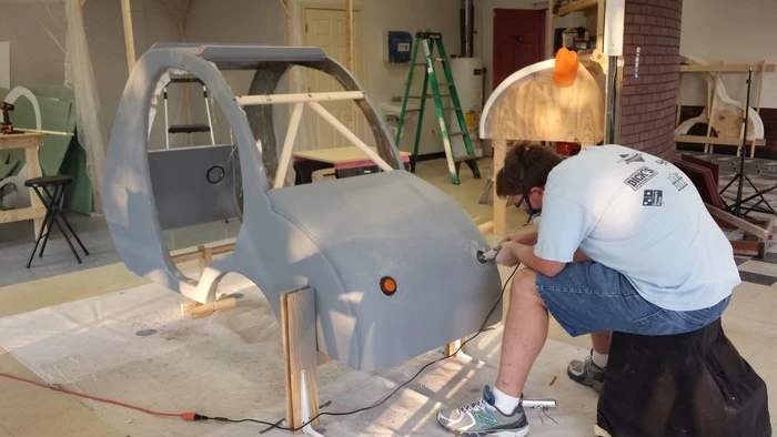 Installing the lights on an e-fox