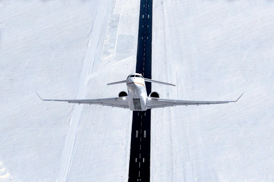 The Global 8000 can operate from short runways