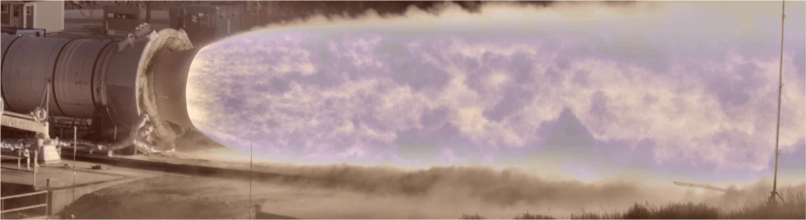 The Space Launch System test or, QM-2, as seen by NASA's HiDyRS-X camera.