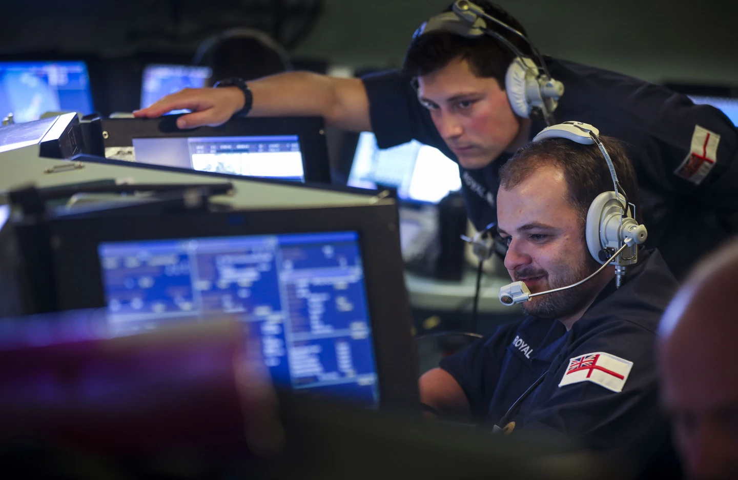The operations room of HMS Dragon
