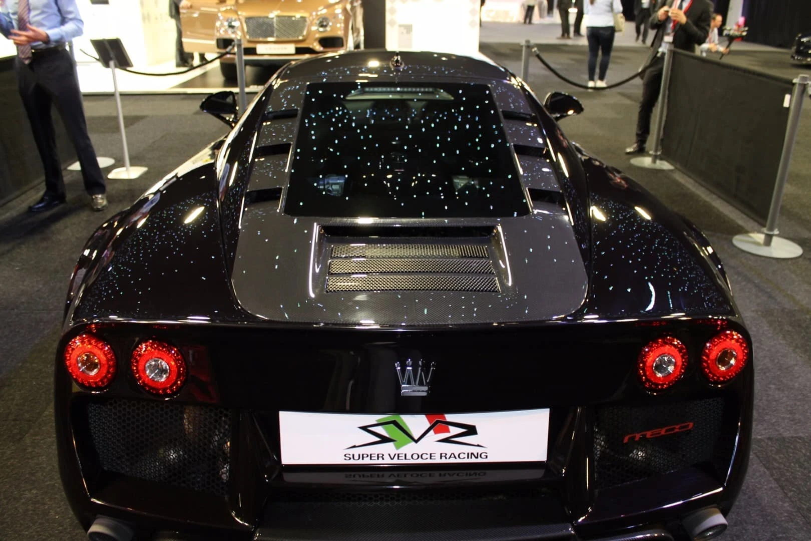 A rear view of the Noble M600