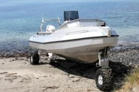 The Sealegs amphibious boat
