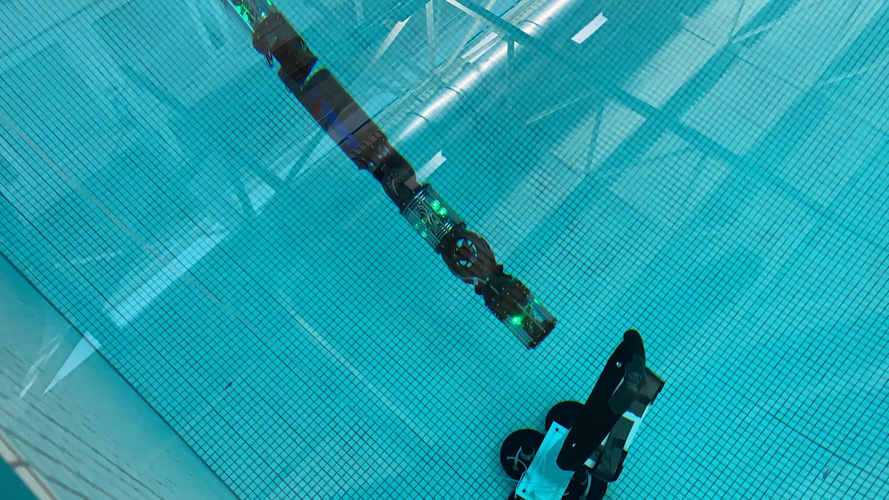The Hardened Underwater Modular Robot Snake could be used to inspect underwater infrastructure