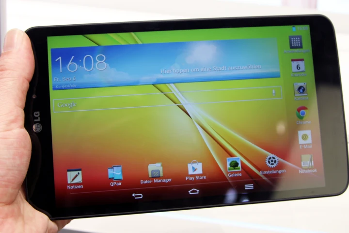 The LG G Pad 8.3 at IFA 2013