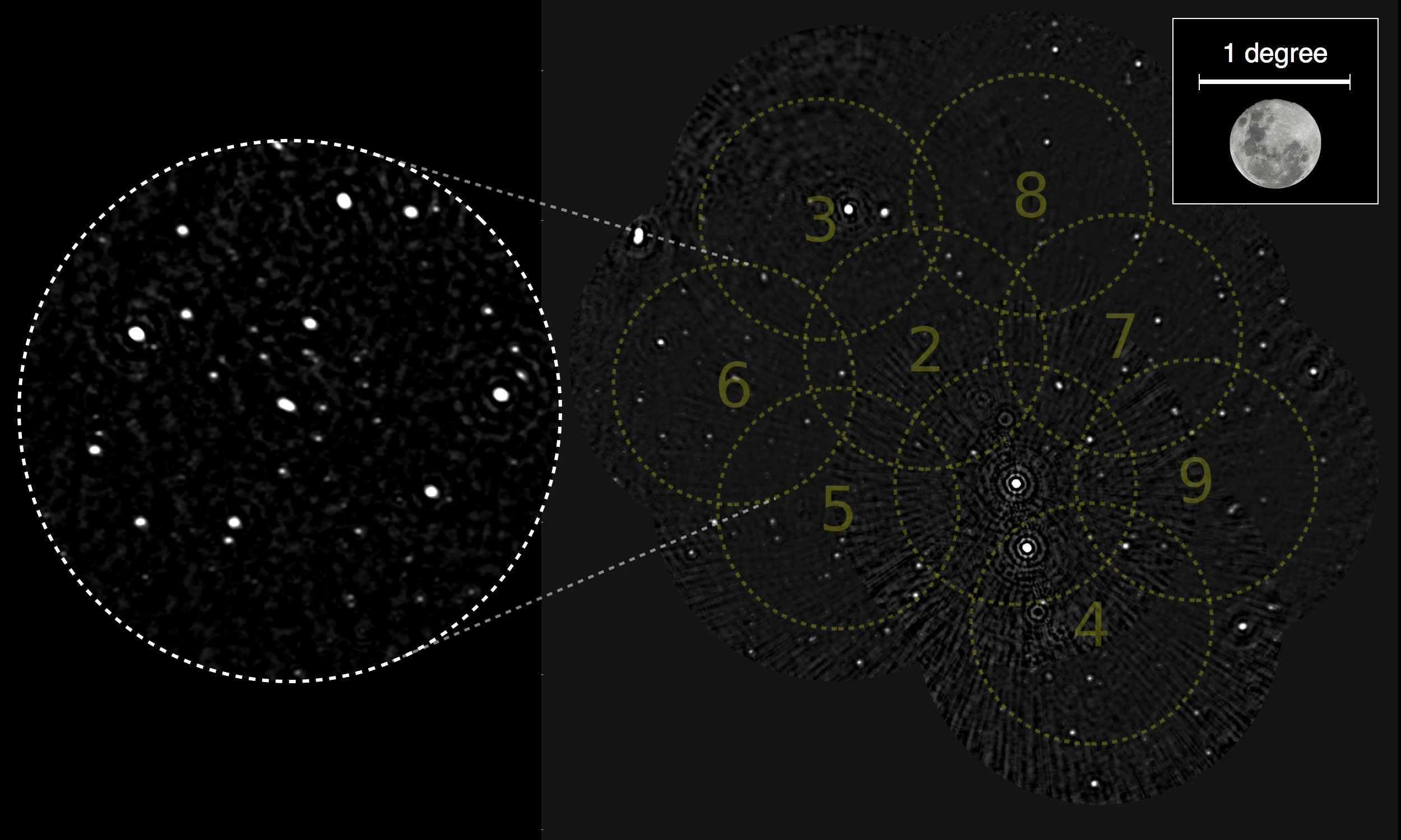 A 12-hour observation of an ASKAP test field (Image: Ian Heywood and the ACES team/CSIRO)