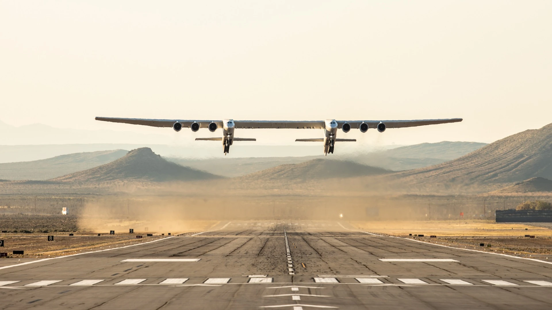 The Stratolaunch carrier aircraft has the world's longest wingspan
