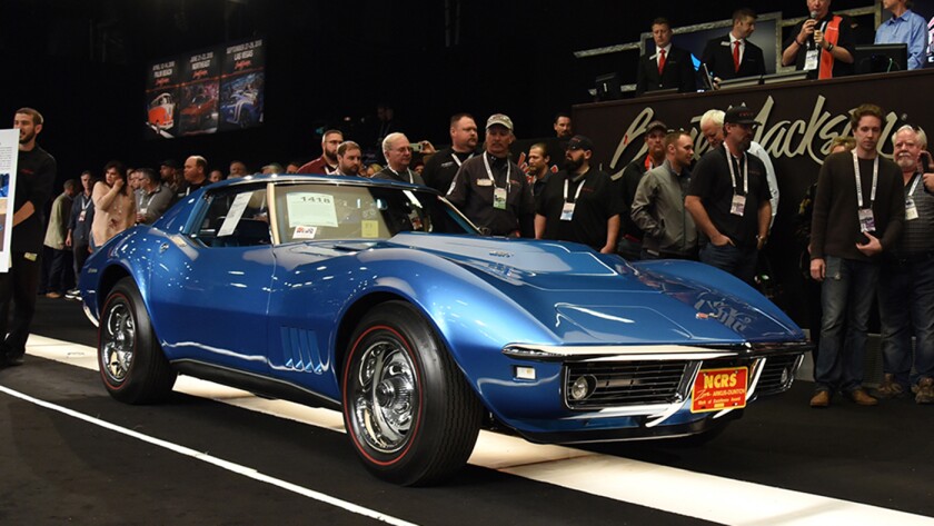 This 1968 Chevrolet Corvette L88 sold for $495,000 at Barrett-Jackson’s Scottsdale 2018 auction