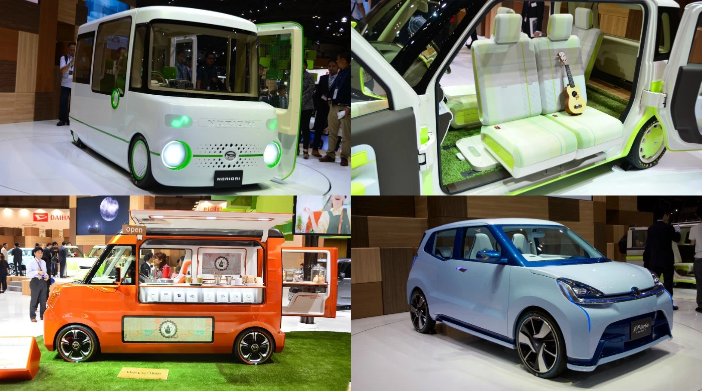 Daihatsu concepts at the 2015 Tokyo Motor Show
