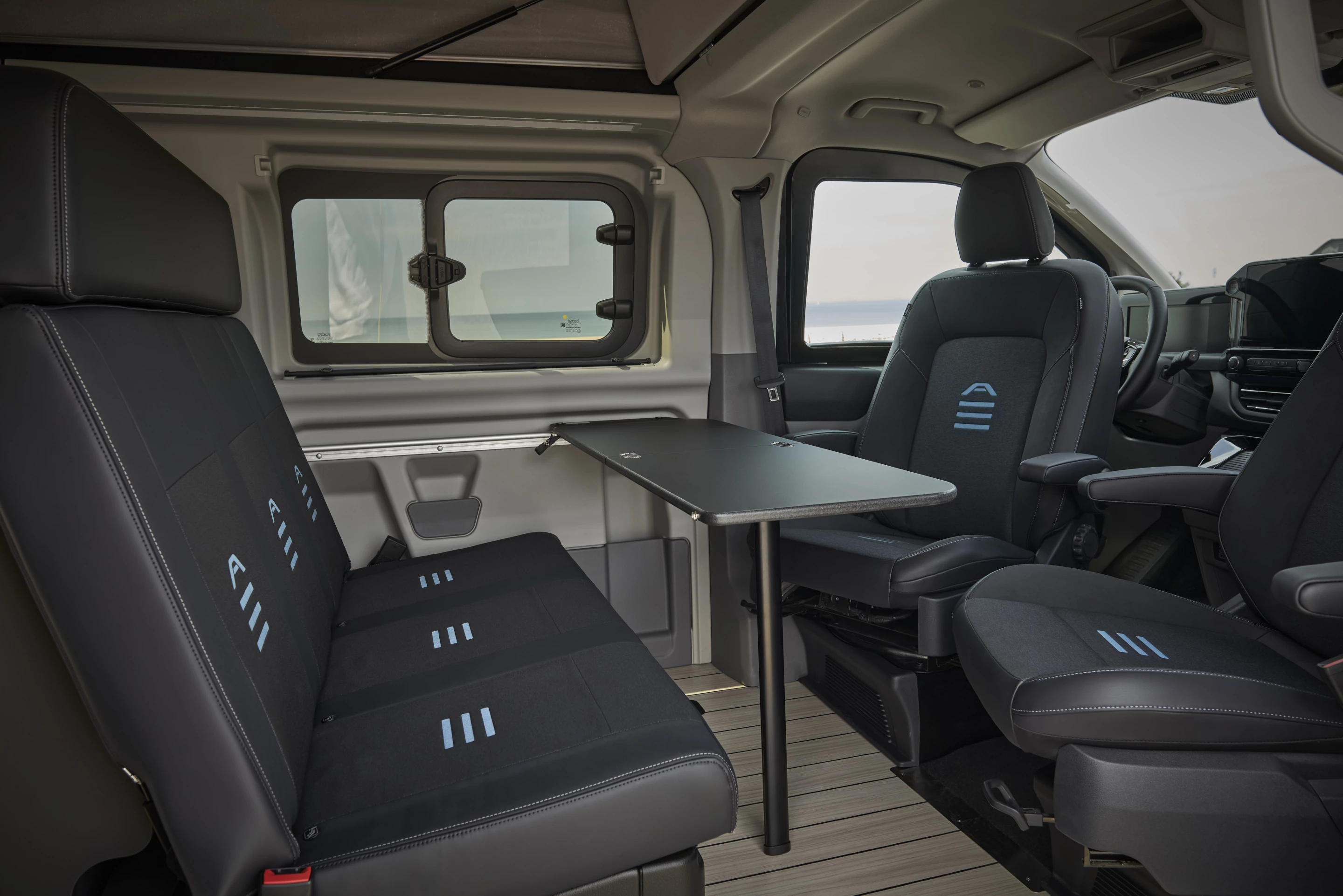 The Ford Nugget series sleeps up to four and seats five