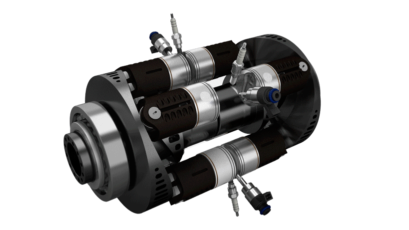 This simple GIF animation shows the INNengine e-Rex in operation