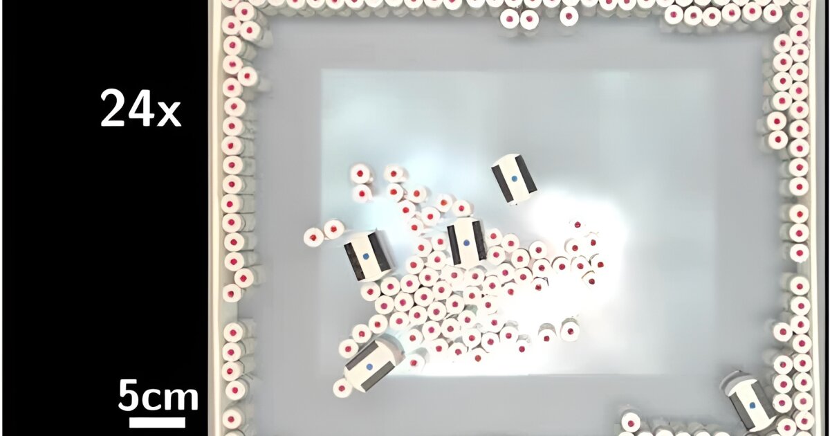 Tiny robots mimic ants for autonomous construction tasks