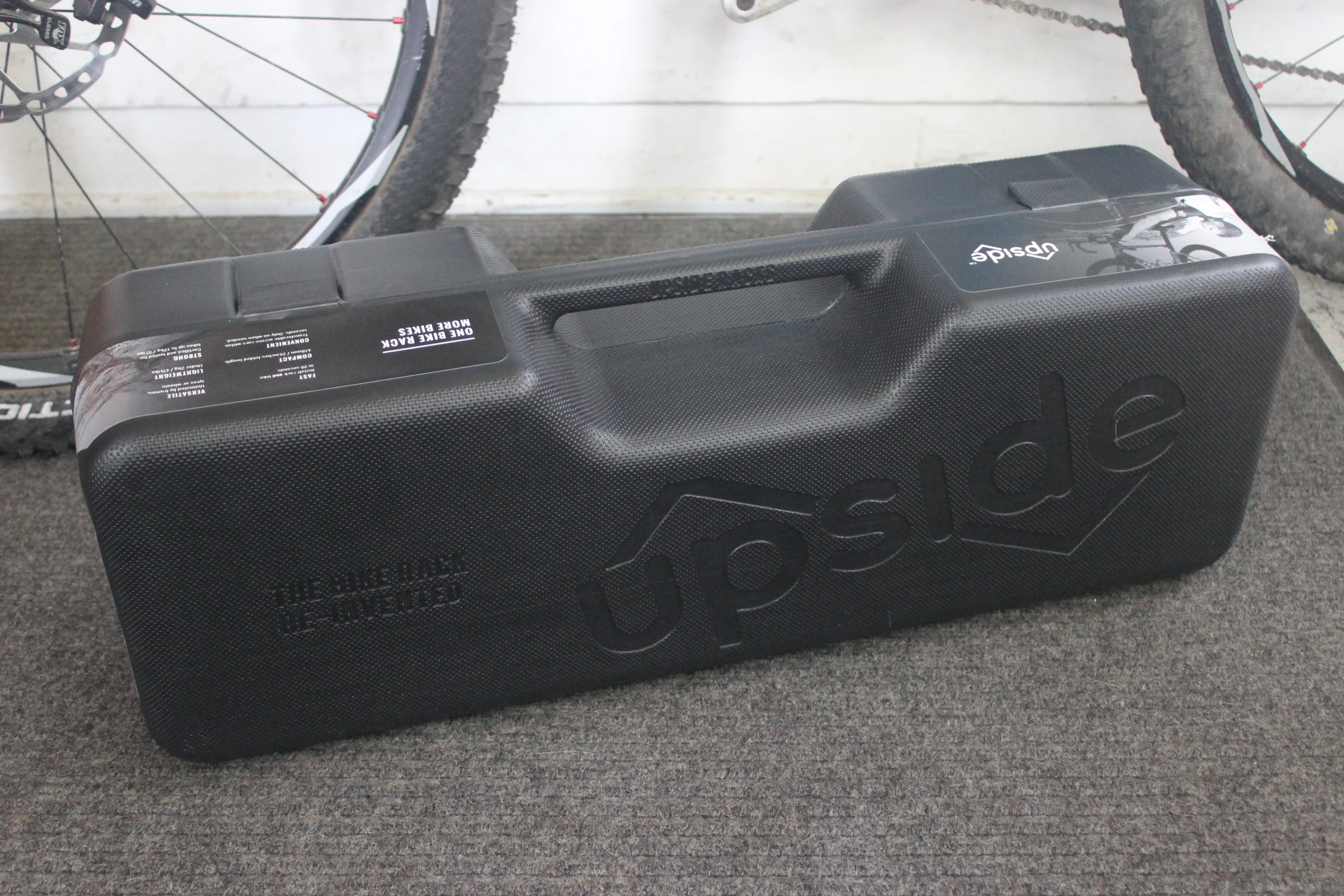 The Upside Rack's optional carrying case