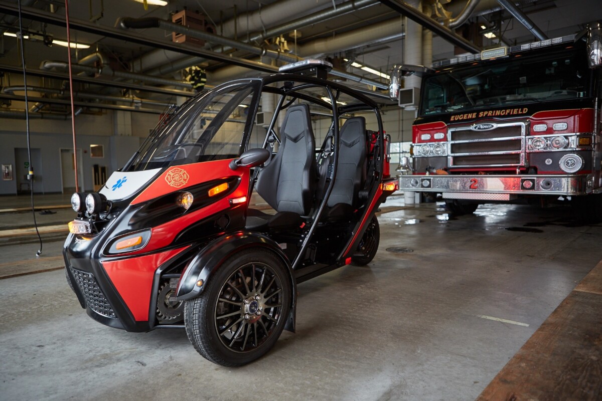 The Rapid Responder is based on the same platform as Arcimoto's Evergreen Edition consumer flagship