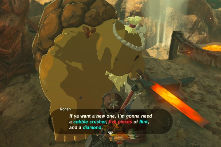 Rohan can make you another Boulder Breaker