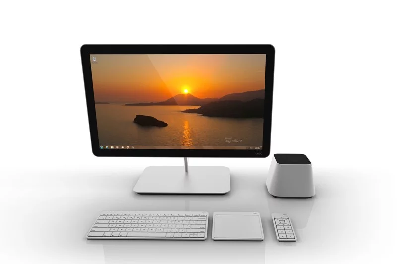 Vizio's All-in-One PCs come with subwoofer, wireless keyboard, trackpad and remote