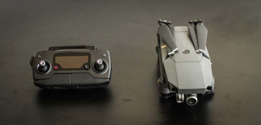Able to fold up small, the DJI Mavic strikes a good balance between power and portability