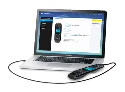 The Harmony Touch set up process