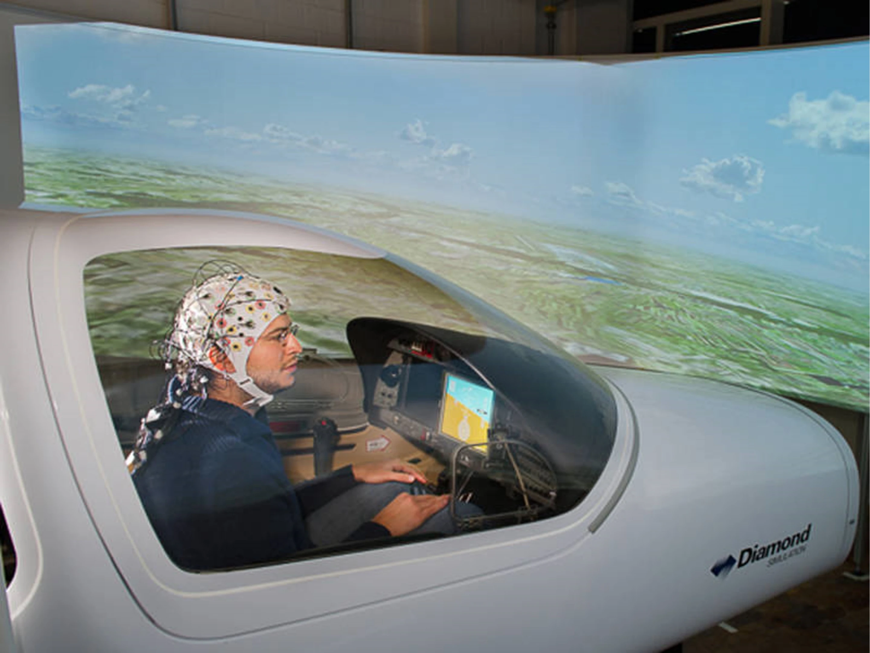 The technology has been tested in a flight simulator