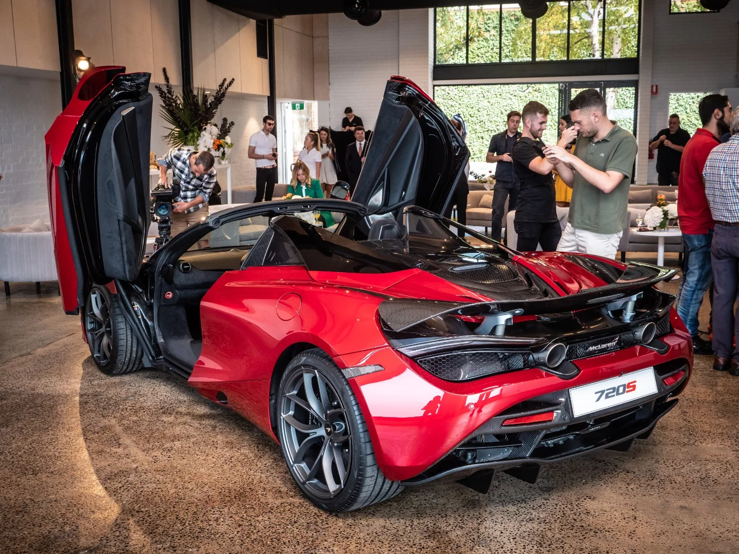 Opening those dihedral doors has never been more of an event