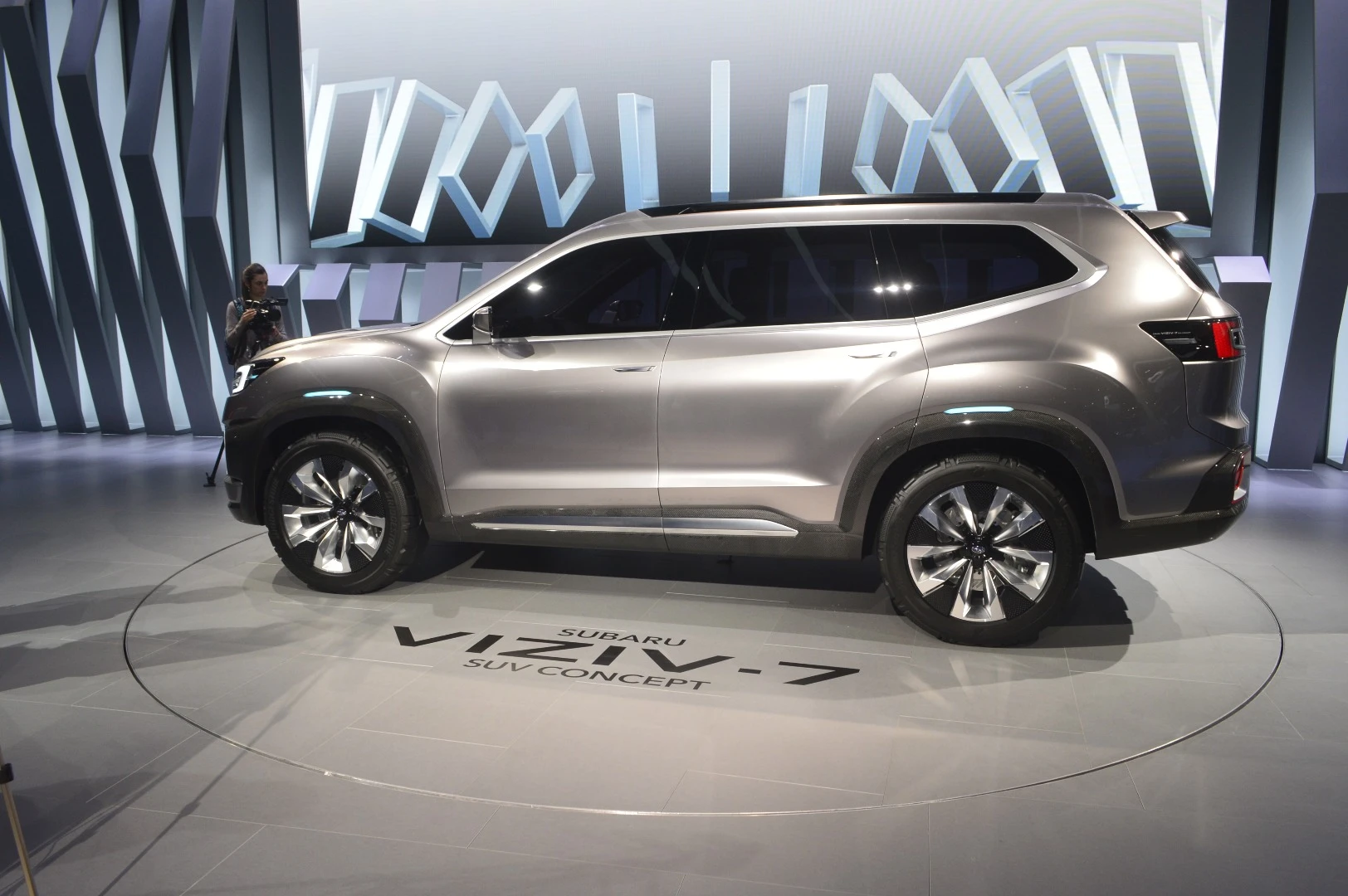 The Viziv-7 is a similar size to the new VW Atlas