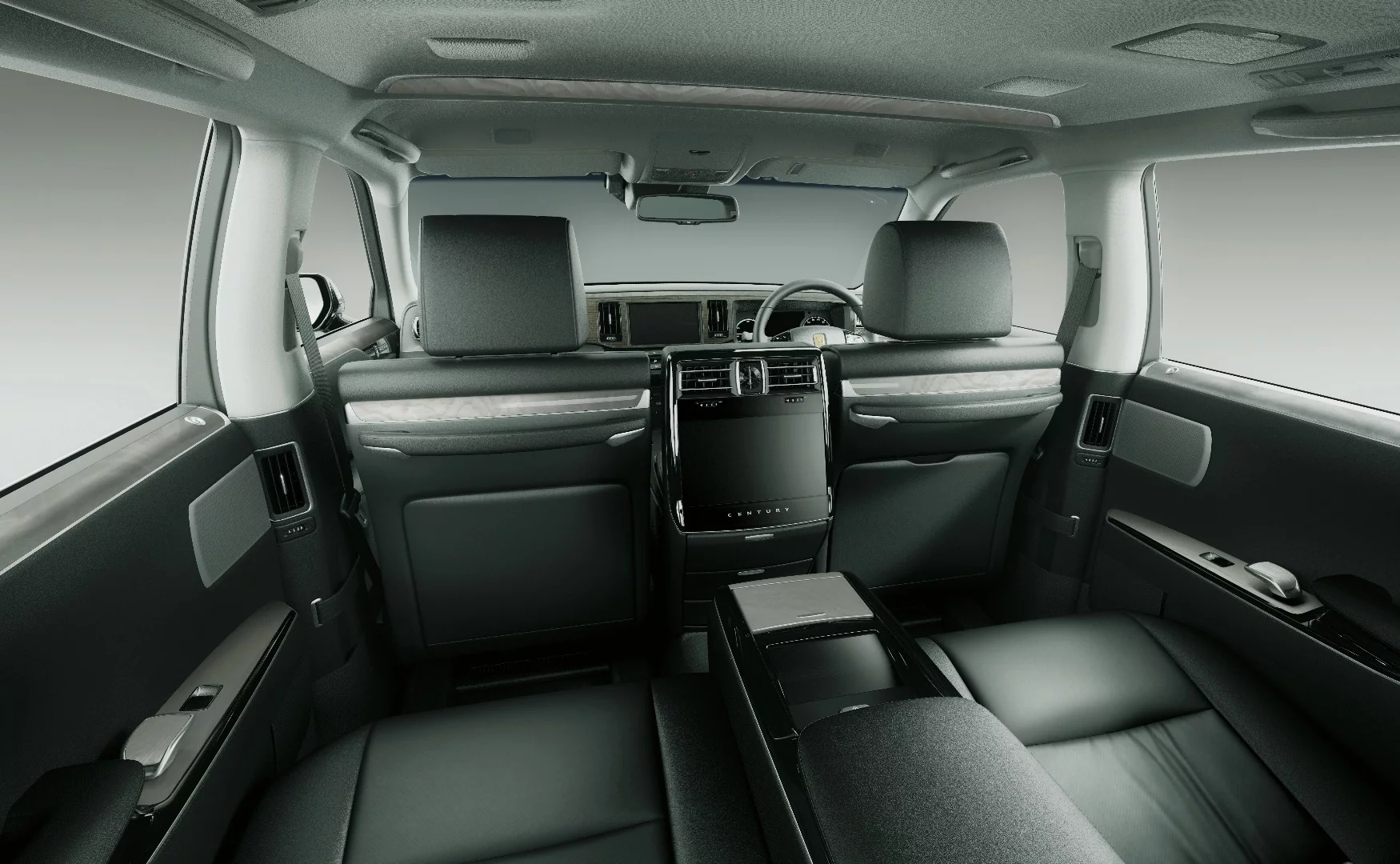 The new Century's rear passenger compartment has grown in size