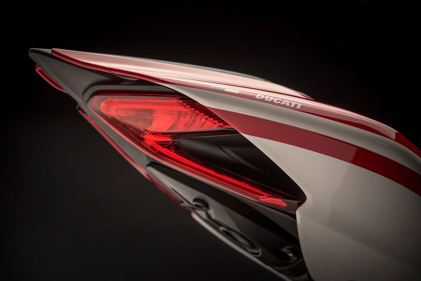 The Panigale is a handsome bike in standard trim, even more so in special Anniversario spec