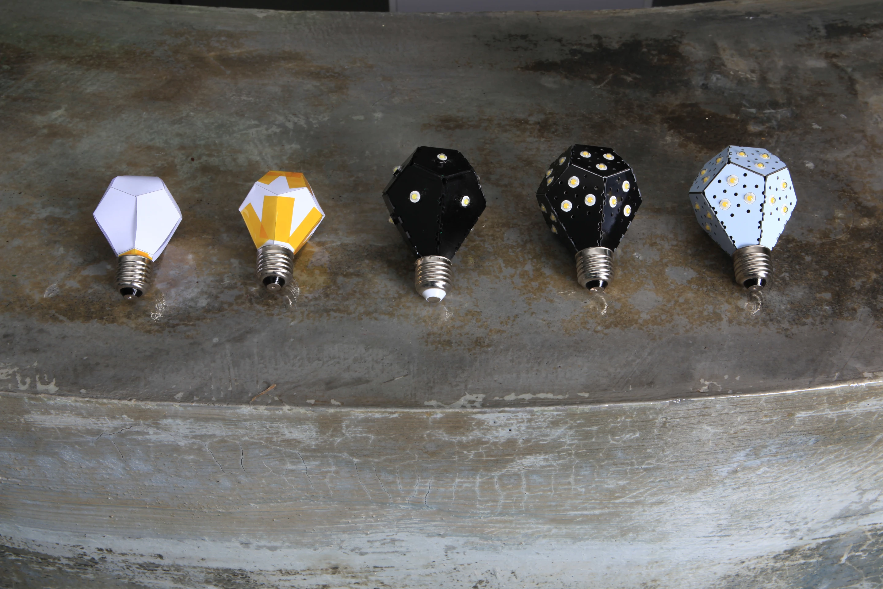 The NanoLight team went through various prototype designs (Image: NanoLight)