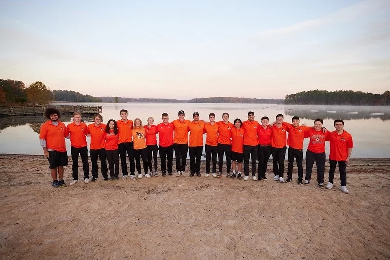 The Princeton Electric Speedboating team at Lake Townsend last month