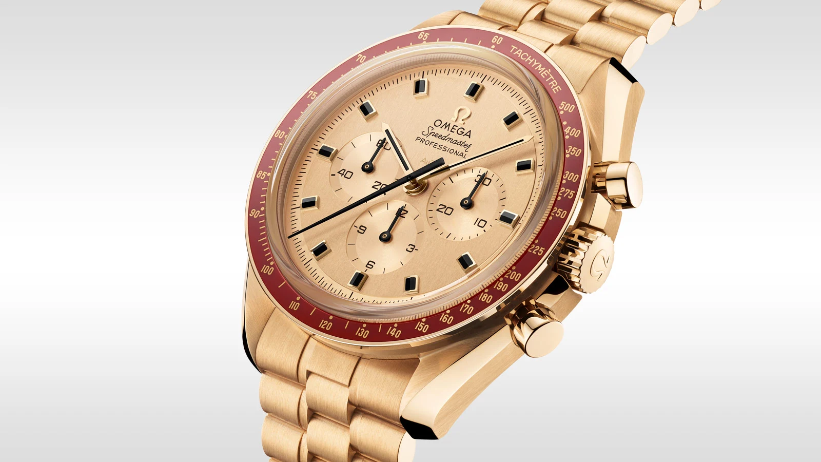 The Speedmaster Apollo 11 50th Anniversary Limited Edition commemorates the Apollo 11 Moon landing in 1969