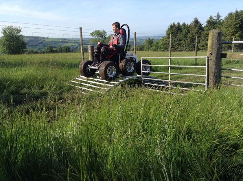 The battery should be good for between 8 to 12 miles, depending on conditions (Photo: HexHog)