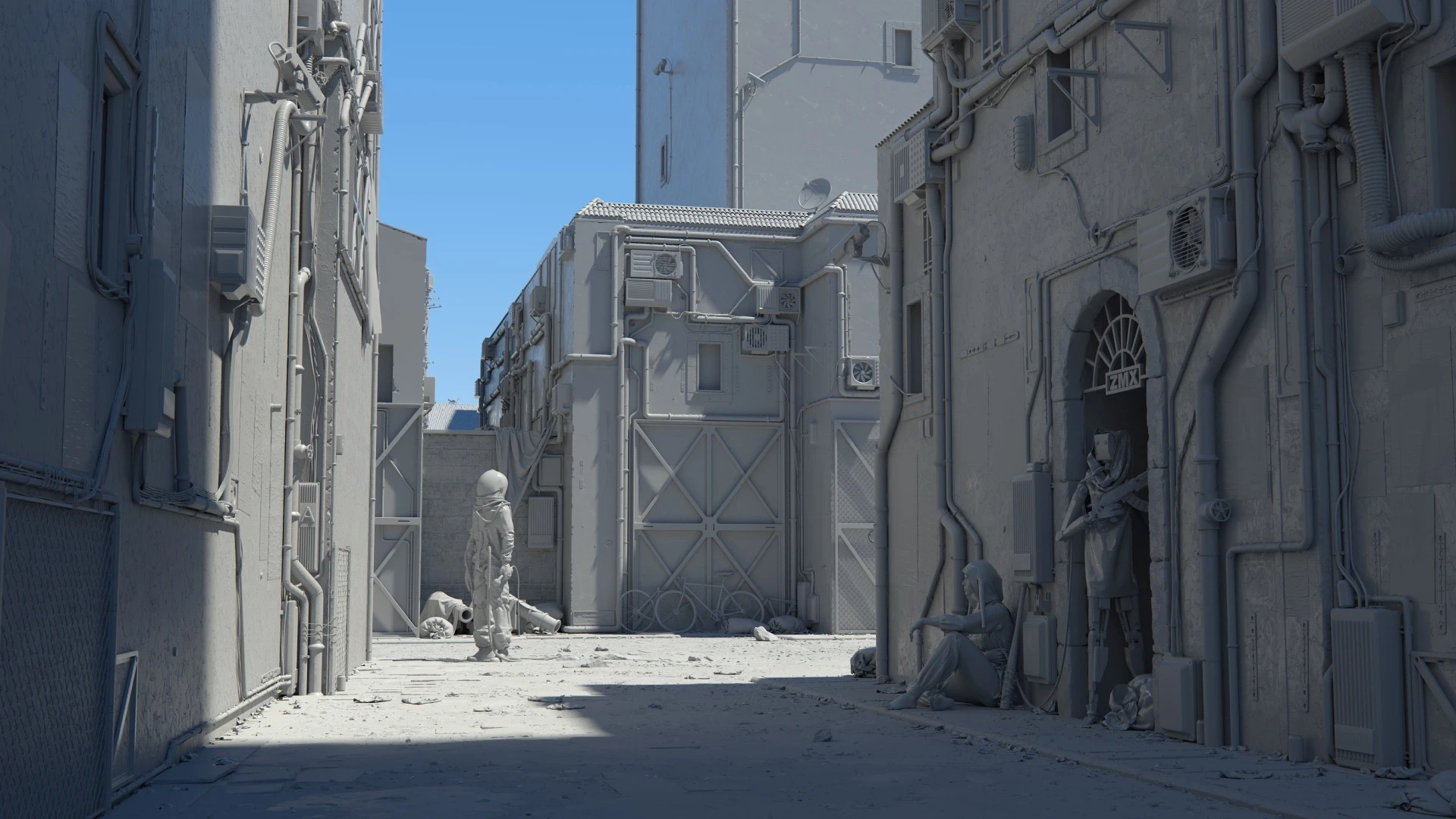An unfinished render of 6088AD