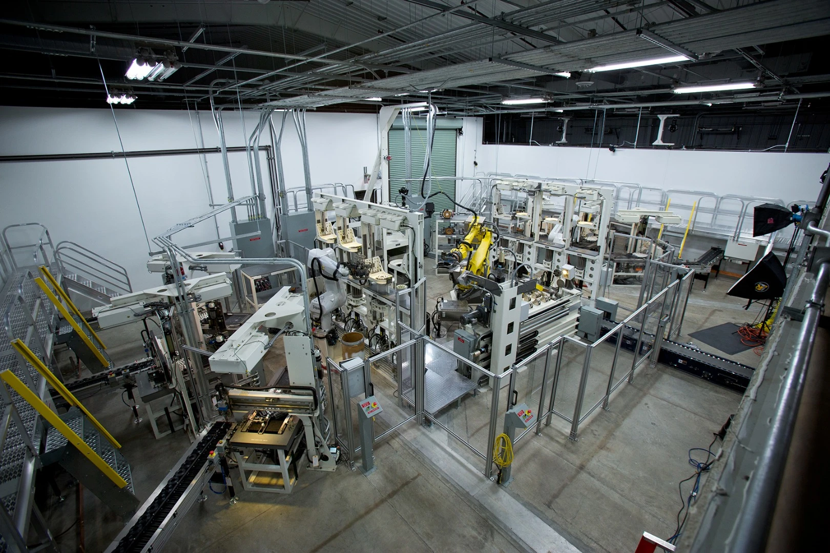 Sandia National Laboratories scientists built and programmed an automated robotic system at the Anniston Munitions Center in Alabama to demilitarize Multiple Launch Rocket System submunitions for the Army