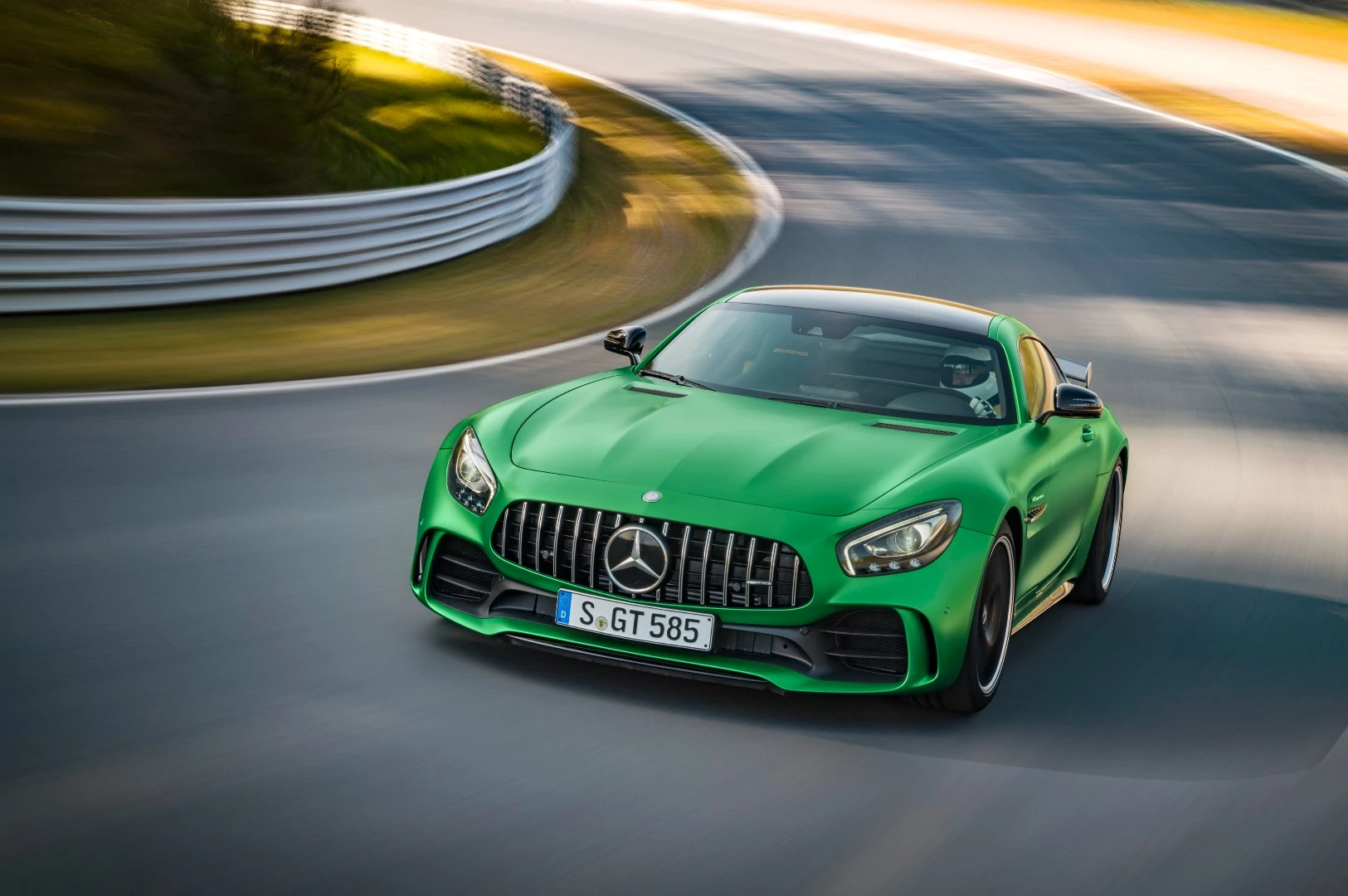 Mercedes debuted the GT R at a media event on Friday, then brought it to the Goodwood Festival of Speed on Saturday