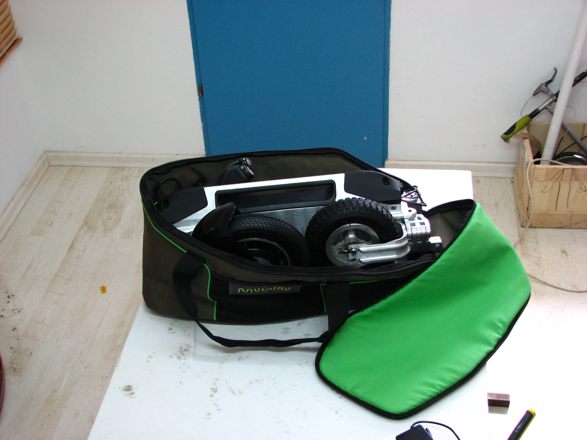 The new carry bag for the MyWay Compact is TINY!