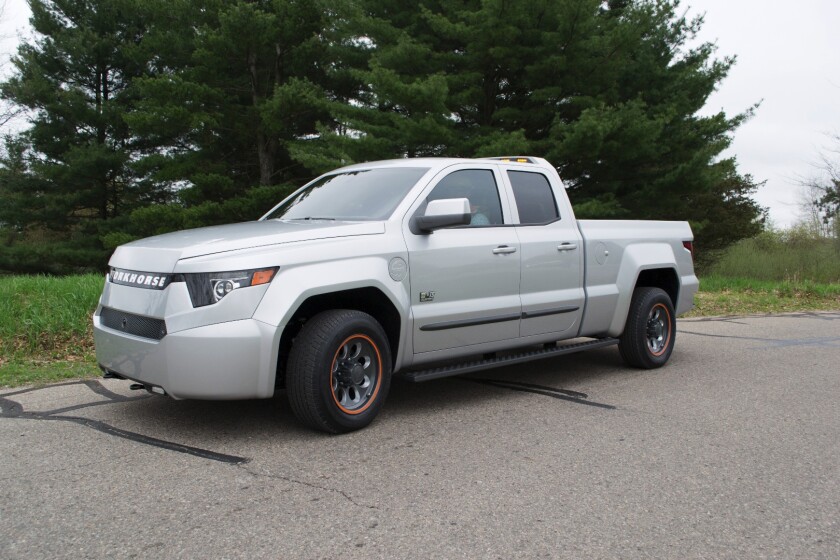 Beyond its electric-styled front-end, the W-15 looks like the typical pickup: strong, durable and ready to work